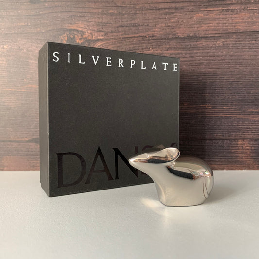 Dansk Designs Silver Plated Mouse Paperweight Danish Swedish Gifts Presents