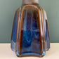Soholm Pottery Danish Blue Ceramic Table Lamp 1960s 1970s 1031