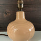 Hornsea Pottery Concept Latte Ceramic Table Lamp British English 1970s