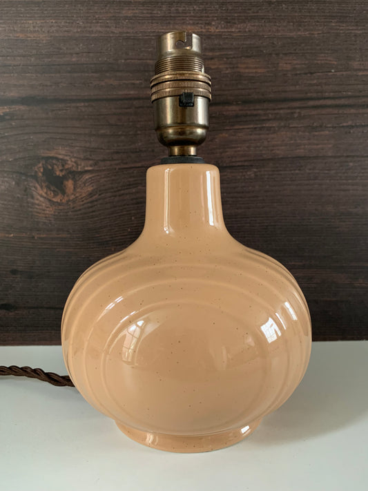 Hornsea Pottery Concept Latte Ceramic Table Lamp British English 1970s