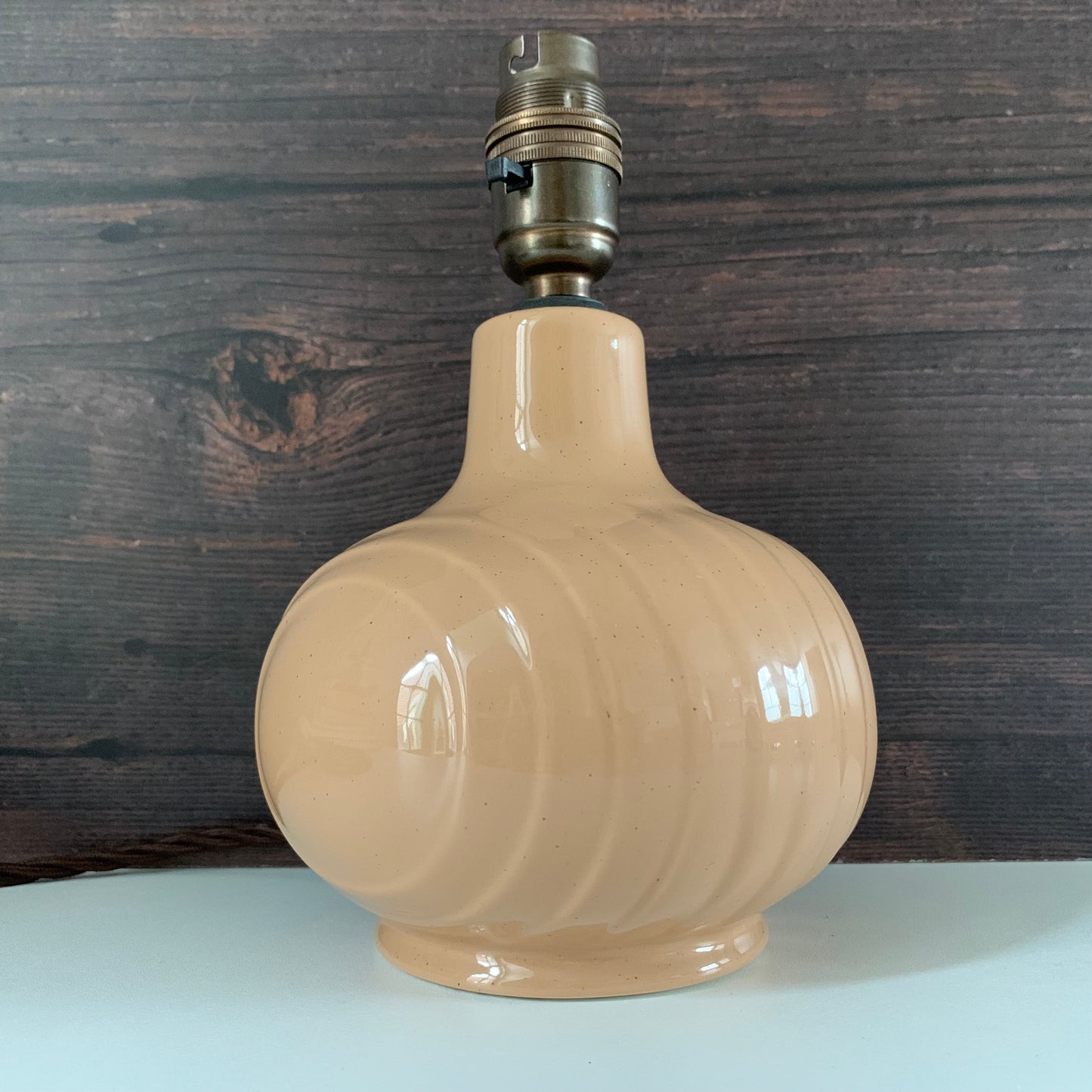 Hornsea Pottery Concept Latte Ceramic Table Lamp British English 1970s