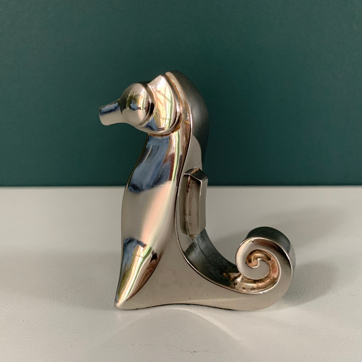 Dansk Silver Seahorse Paperweight Danish Designs Gifts Office Work Job Presents Retro