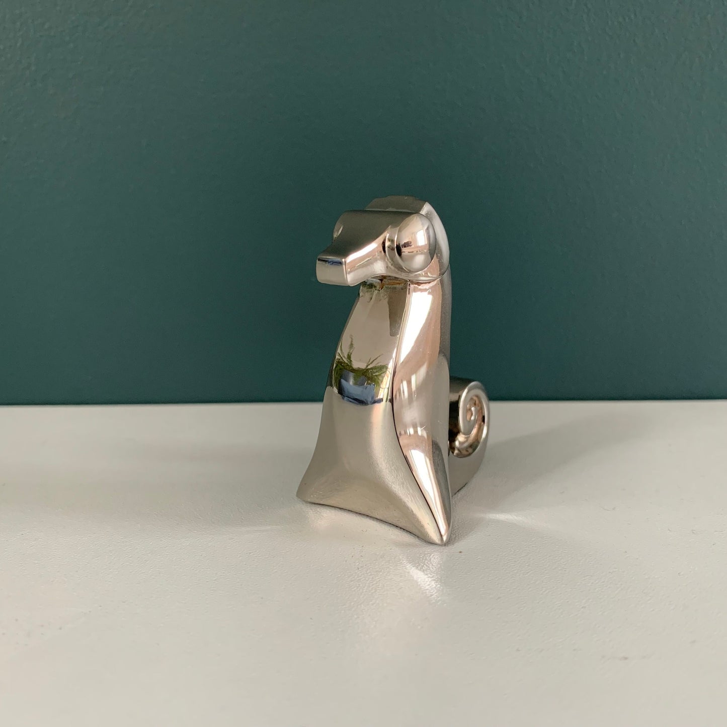 Dansk Silver Seahorse Paperweight Danish Designs Gifts Office Work Job Presents Retro