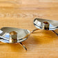 Cohr Atla Vintage Danish Silver Candle Holders Denmark 1950s