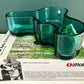 Boxed Iittala Alvar Aalto Savoy Petrol Blue Glass Dish 136mm Scandinavian Iconic Design