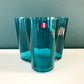 Boxed Iittala Alvar Aalto Savoy Petrol Blue Glass Vase Scandinavian Iconic Design