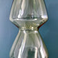 Riihimaki Amber Yellow Glass Vase 1960s 1970s Scandinavian Retro 1479