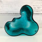 Boxed Iittala Alvar Aalto Savoy Petrol Blue Glass Vase Scandinavian Iconic Design