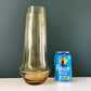 Large Riihimaki Amber Yellow Glass Vase Tamara Aladin 1970s Scandinavian 1378