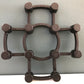 Vintage Danish Iron Candle Holder Aida Kronborg Designs Modern