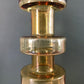 Riihimaki Amber Yellow Cog Glass Vase Tamara Aladin 1970s Scandinavian