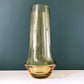 Large Riihimaki Amber Yellow Glass Vase Tamara Aladin 1970s Scandinavian 1378
