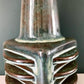 RESERVED HUGE Soholm Blue Green Danish Vase 1960s Pottery Retro Scandinavian 3407