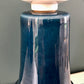 Soholm Pottery Petrol Blue Danish Ceramic Table Lamp Light