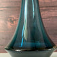 Riihimaki Midnight Blue Glass Vase Finnish 1379 1960s 1970s Rocket Atomic