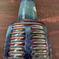 Soholm Pottery Blue Danish Table Lamp Vintage 1960s Retro 1012
