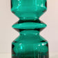 RARE Riihimaki Turquoise Green Glass Vase Tamara Aladin 1472 - Large Size