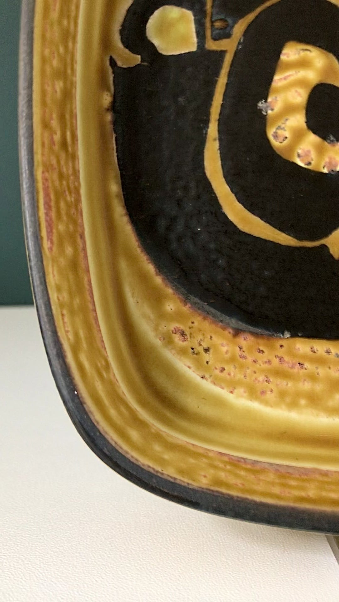 Royal Copenhagen Baca Danish Apple Yellow Serving Dish Joanne