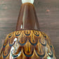Soholm Pottery Amber Blue Danish Table Lamp Vintage 1960s Retro 1015