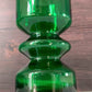 Riihimaki Emerald Green Glass Vase Tamara Aladin 1472 Vintage 1960s 1970s Scandinavian Finnish Retro