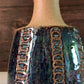 Soholm Danish Shimmering Blue Table Lamp Vintage 1960s Retro Svend Hermansen