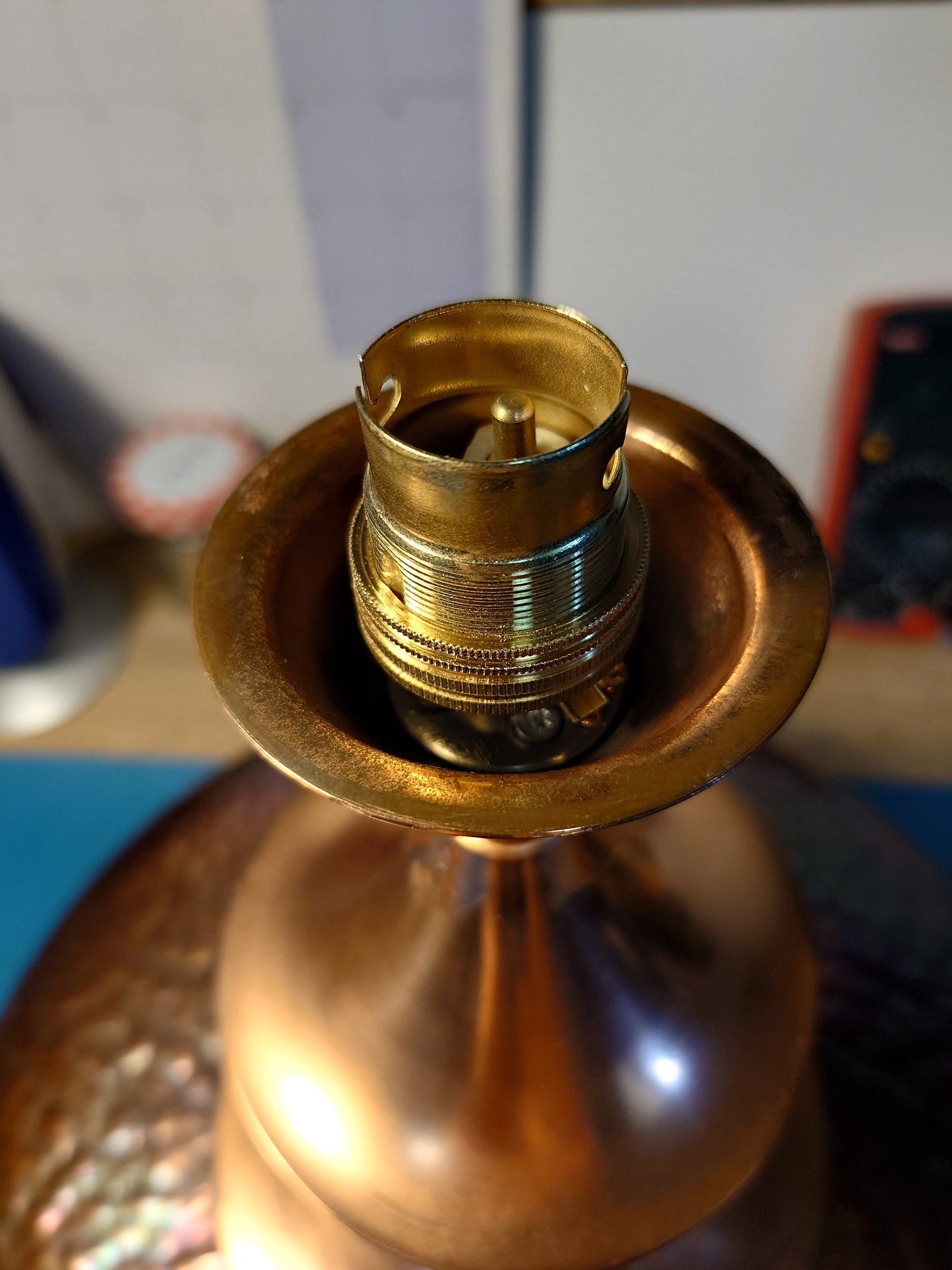 Custom Order 2 X Copper Lamps