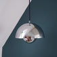 Original Verner Panton Flowerpot Danish Pendant Lamp VP1 Chrome Ceiling Light