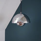 Original Verner Panton Flowerpot Danish Pendant Lamp VP1 Chrome Ceiling Light