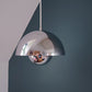 Original Verner Panton Flowerpot Danish Pendant Lamp VP1 Chrome Ceiling Light