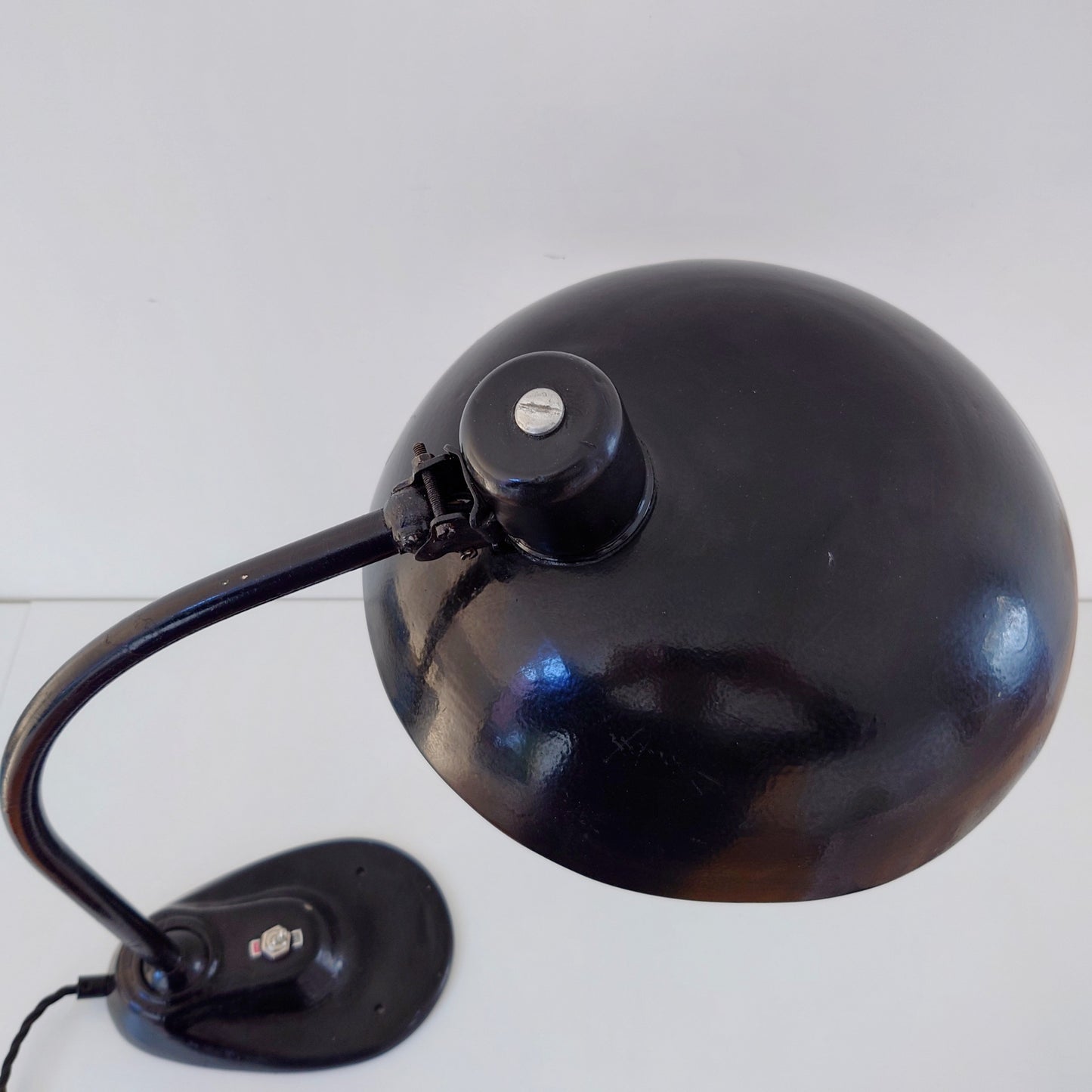 Christian Dell Black Desk Lamp Office Light Idell Workshop Retro Industrial Style Design 1930s