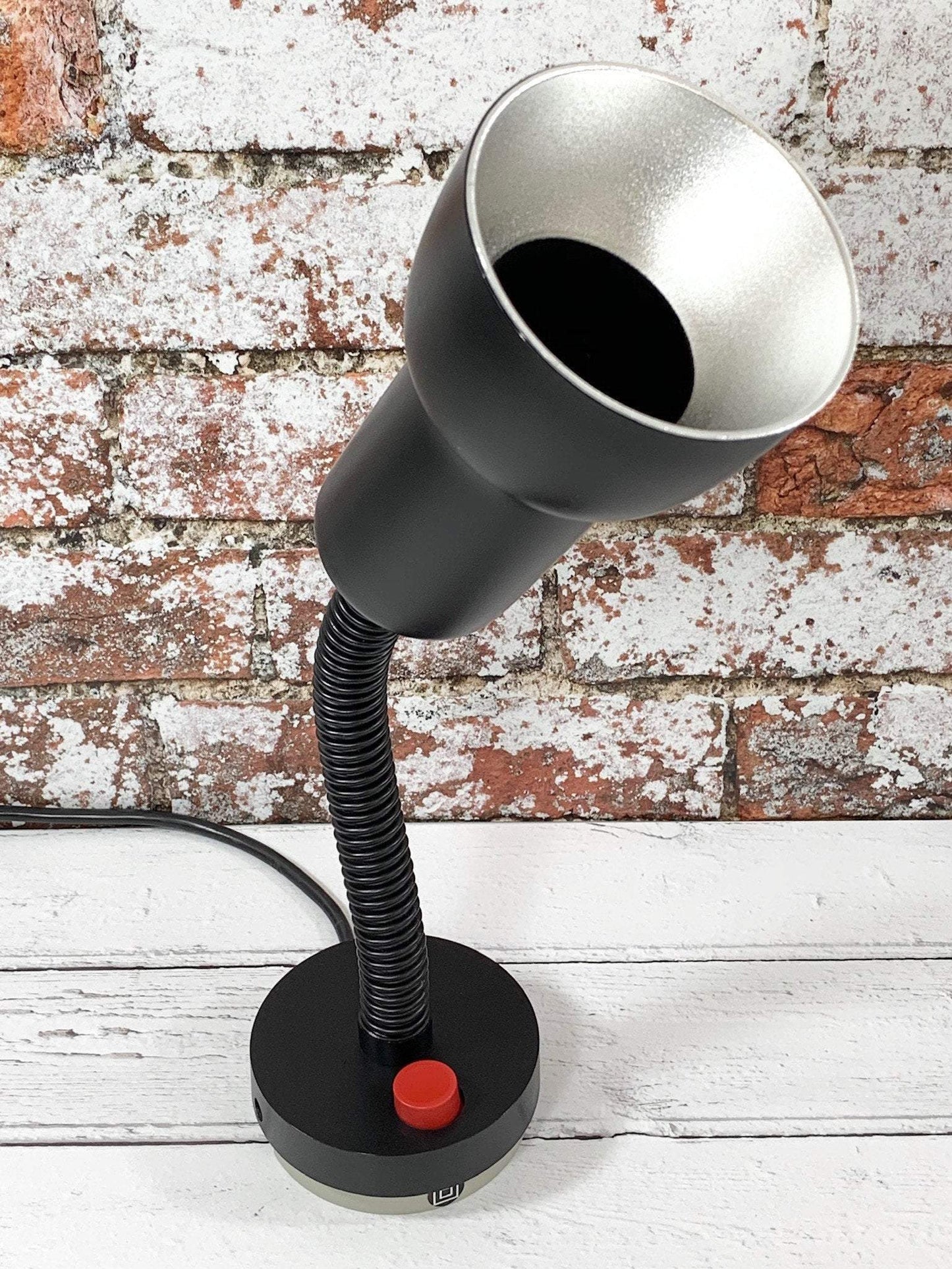 Louis Poulsen Sorte Louis Wall Lamp Retro Industrial 1980s Lighting Rare Early Model - Scandiwegians