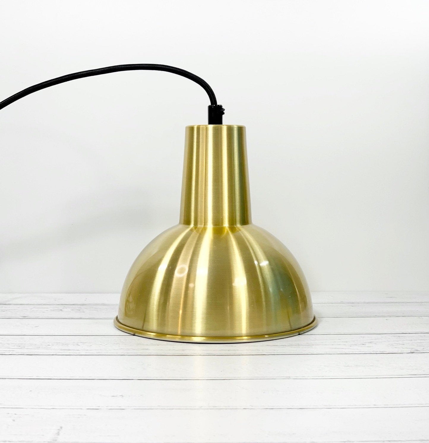 Danish Brass Gold Loft Style Pendant Lamp 1960s 1970s Retro Ceiling Light