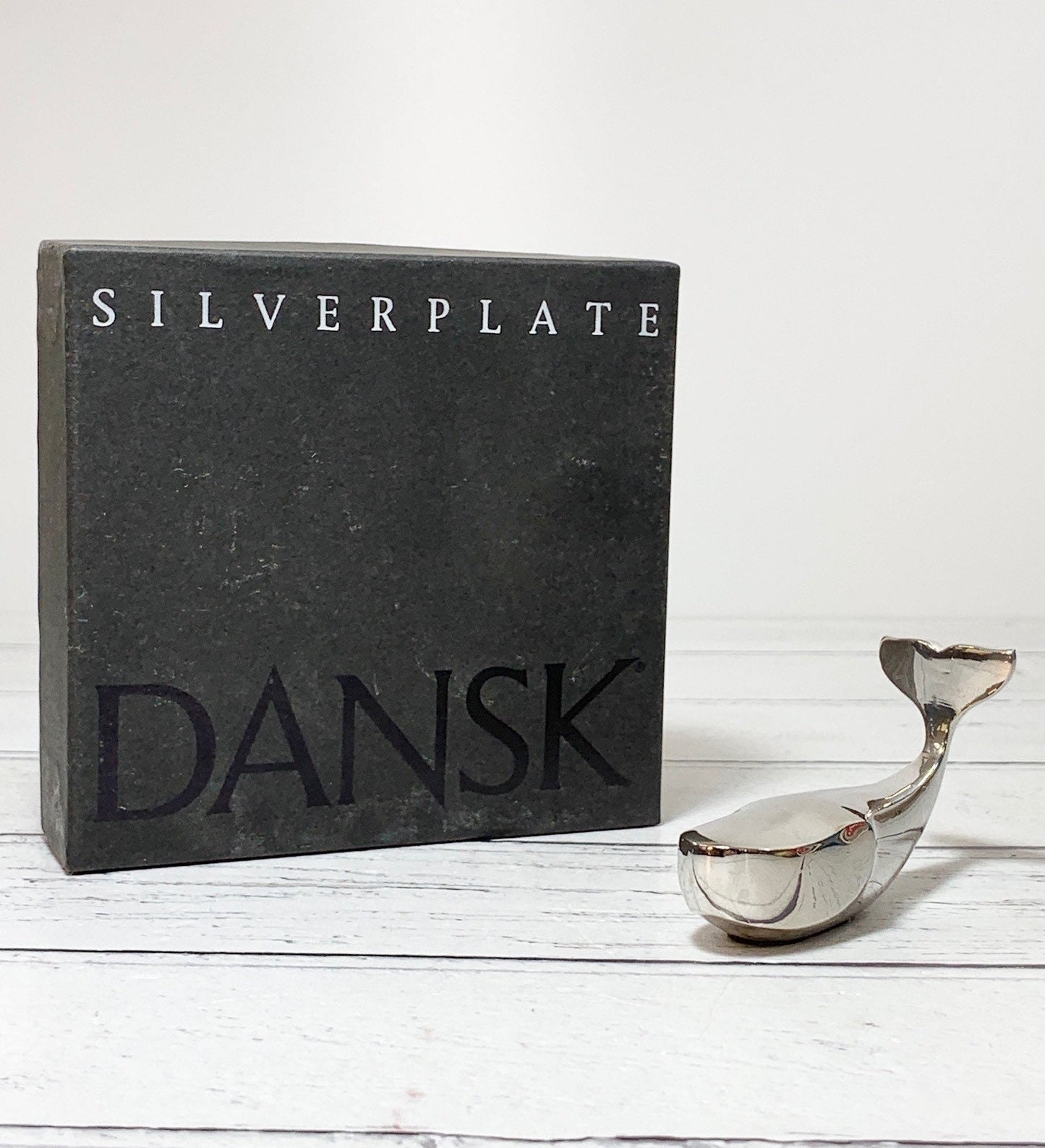 Dansk Designs Whale Paperweight Danish Swedish Scandinavian Vintage Office Work Gifts Presents