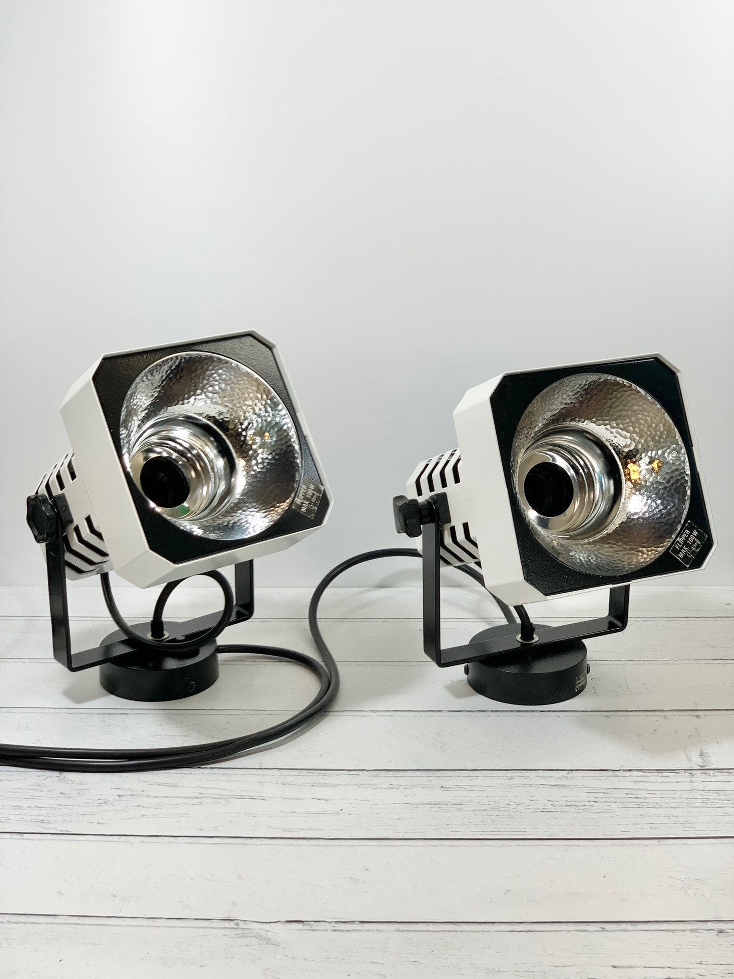 2 Danish Flipper Spotlights Wall Lamps Sconces Retro Industrial Louis Poulsen Lights