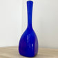 Elme Swedish Blue Glass Bud Vase 1960s 1970s Vintage Retro Scandinavian