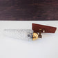 Danish Wood Glass Sconce Wall Lamp 1960s Teak Retro Swedish Pineapple Light