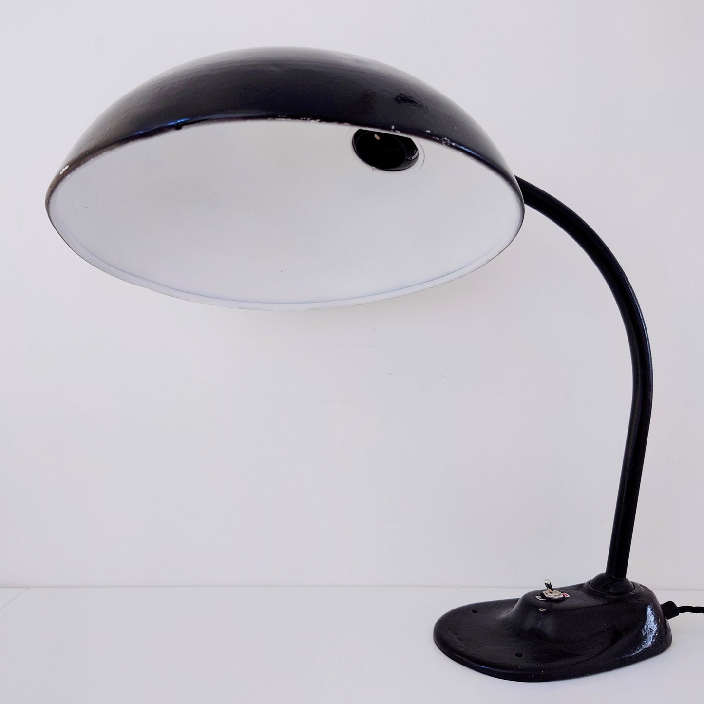 Christian Dell Black Desk Lamp Office Light Idell Workshop Retro Industrial Style Design 1930s