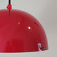 Vintage Red Danish Pendant Ceiling Lamp 1970s 1980s Retro Ceiling Light Scandinavian