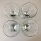 Holmegaard Princess Danish Port Sherry Glasses Set of 4 1950s Stemware Barware Retro Scandinavian Modern