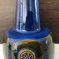 Large Soholm Blue Danish Table Lamp 1960s Nordlys Retro Scandi Pottery 1020