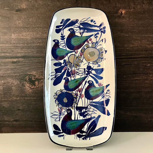 Royal Copenhagen Tenera Blue Birds Danish Ceramic Dish Scandinavian Pottery
