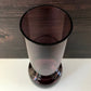 Riihimaki Purple Glass Vase Violet Amethyst 1970s Vintage Scandinavian Finnish 1473