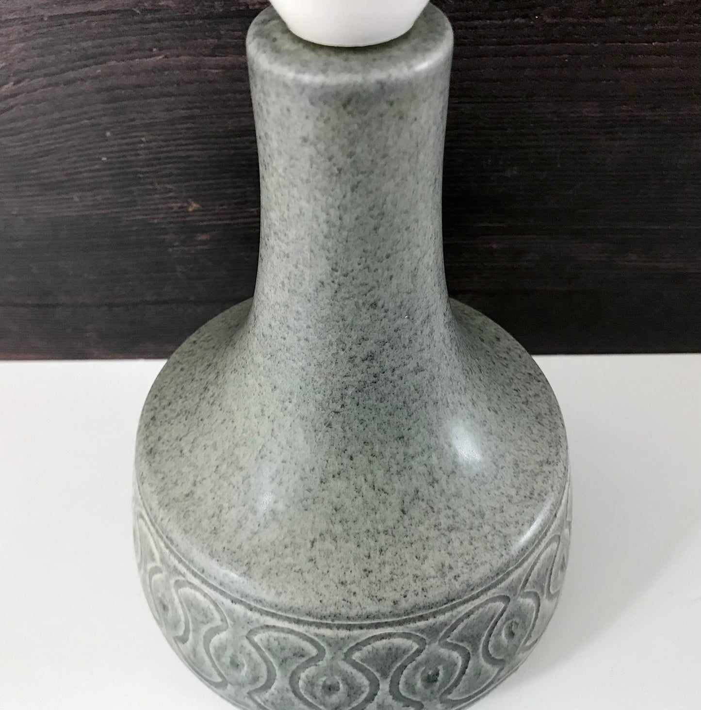 Soholm Pottery Denim Grey Danish Ceramic Table Lamp Light 2113