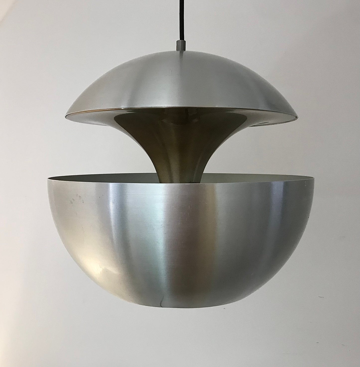 Large RAAK Amsterdam Springfontein Pendant Lamp 1970s Retro Ball Apple Ceiling Light