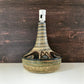 Soholm Olive Green Striped Danish Ceramic Table Lamp Khaki 3076-2 UK ONLY