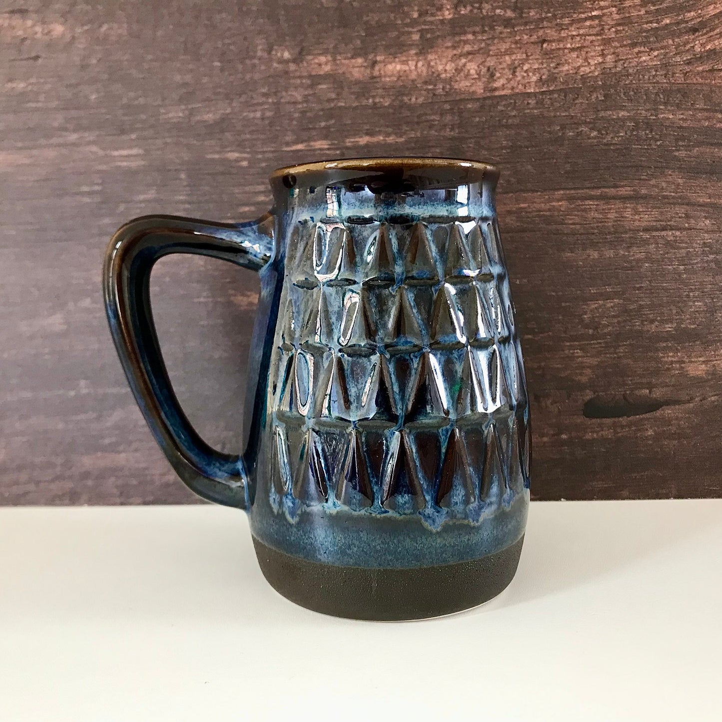 Soholm Blue Granite Danish Pint Mug Tankard 1960s 3543