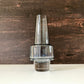 SEA Glasbruk Grey Rocket Glass Vase 1960s 1970s Kosta Retro Scandinavian