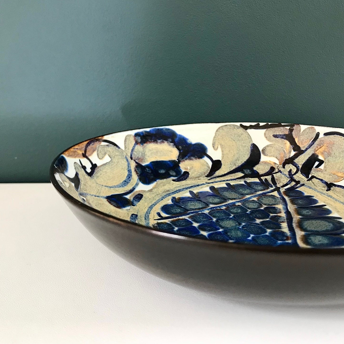 Royal Copenhagen Danish Blue Fruit Design Bowl Ceramic Dish Scandinavian Pottery