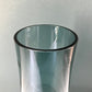 Riihimaki Finnish Steel Blue Glass Vase 1960s 1970s