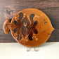 Vintage Danish Fish Studio Pottery Trivet Ceramic Tile